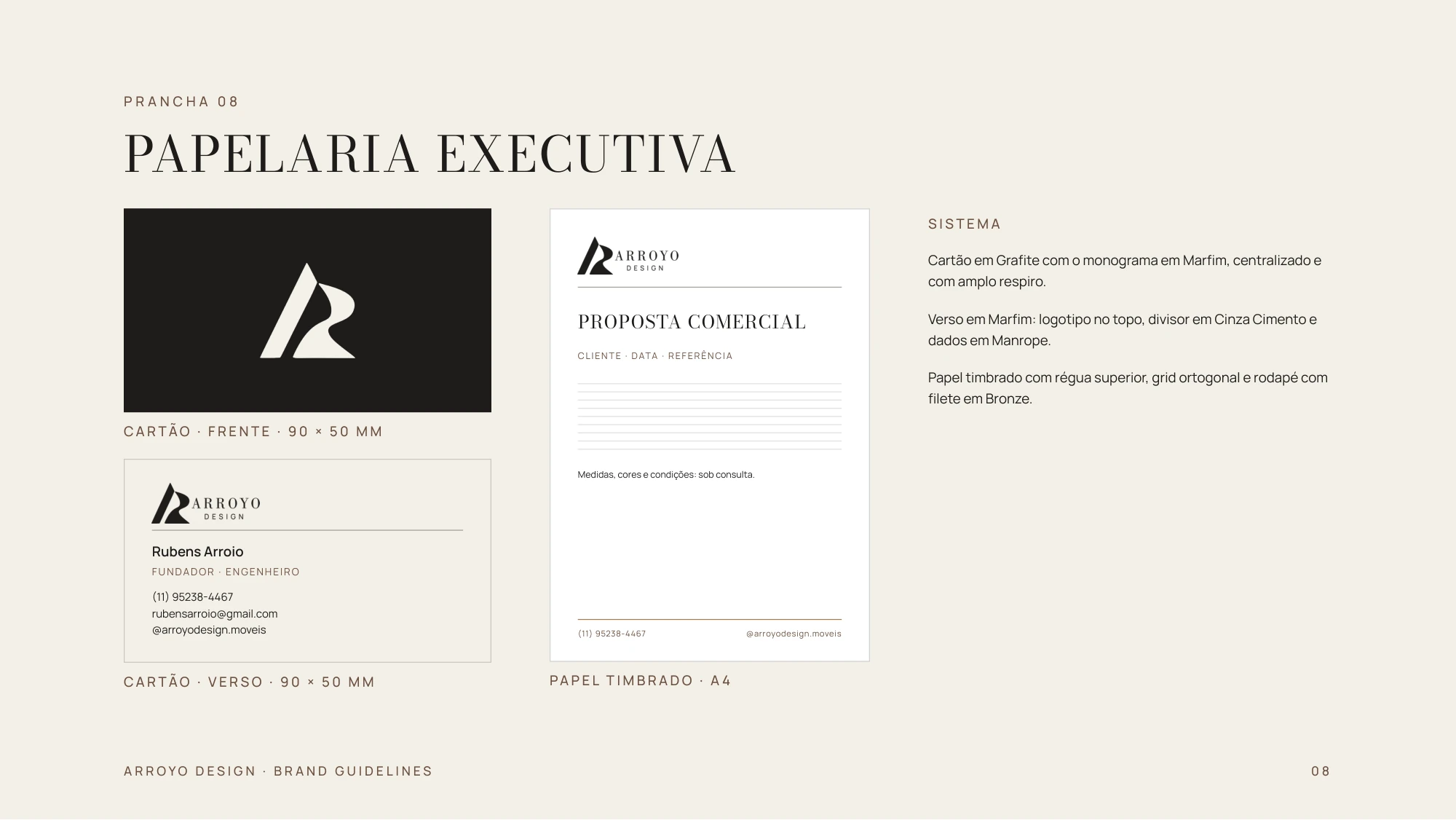 Manual: papelaria executiva