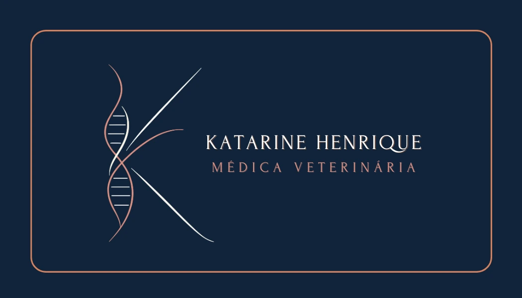 Frente do cartão de visita de Katarine Henrique