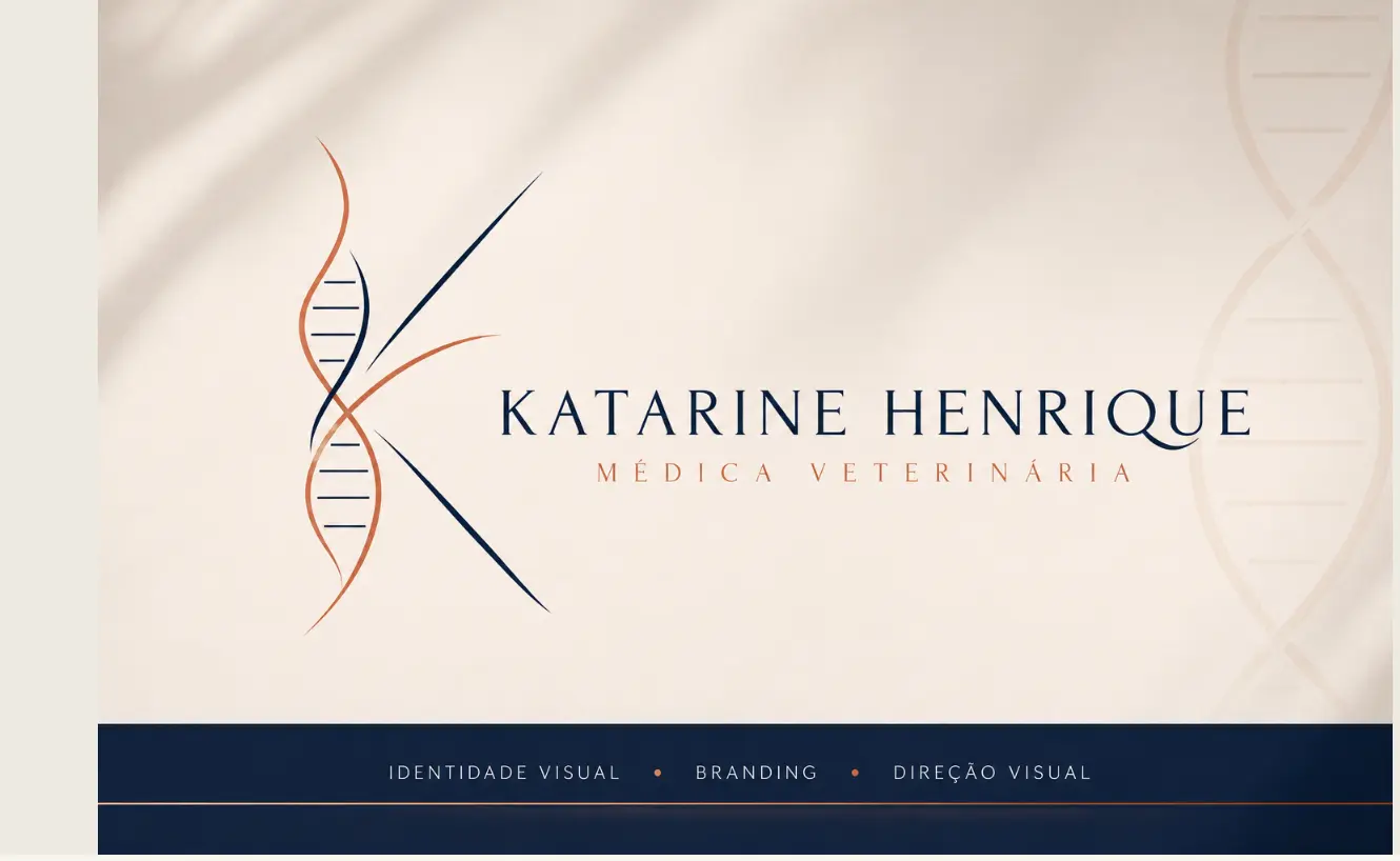 Apresentação da identidade visual de Katarine Henrique