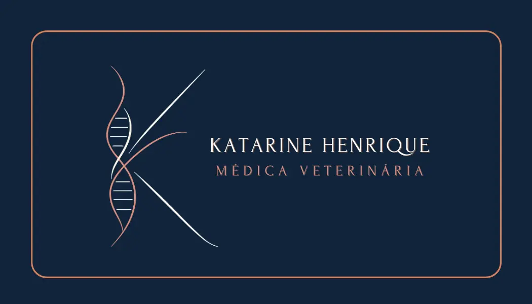 Frente do cartão de visita de Katarine Henrique
